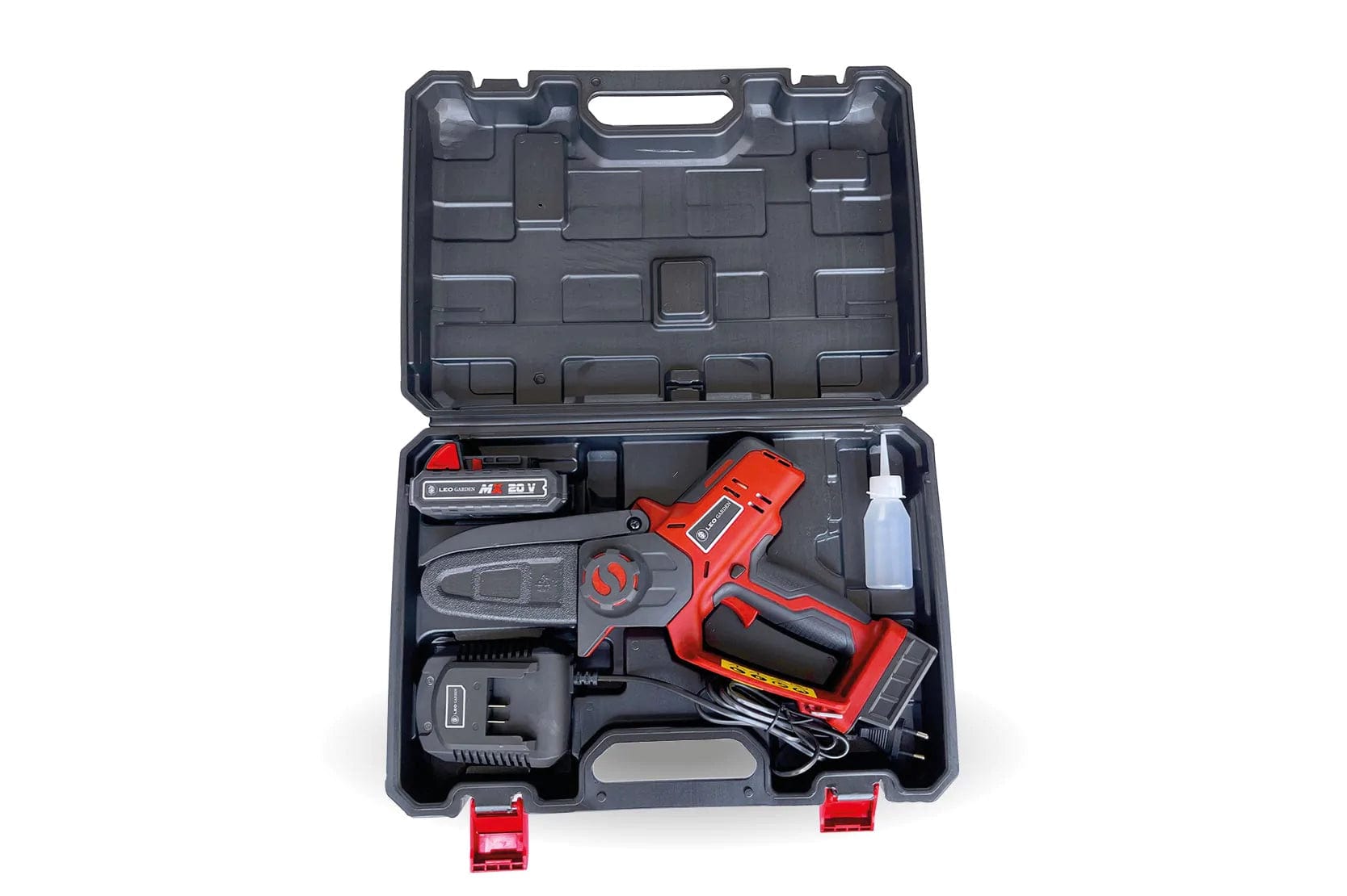 Set: Akku-Astsäge, 20V inklusive Akku und Ladegerät